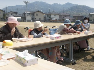 お花見をしました①