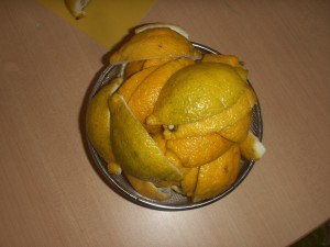（●＾o＾●）さっそく、柑橘はるかｼﾞｭｰｽ作り（●＾o＾●）