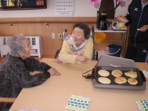 ■ホットケーキ・ミルクセーキ作り(^_^)v