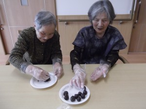 ■桜餅を作られています（●＾o＾●）