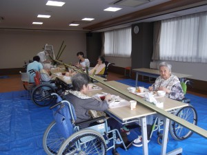 珊瑚流しそうめん行いました(^^)