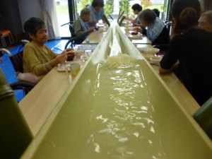 海ほたるユニットも流しそうめん行いました(^^)